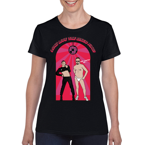 Long Live the Disco King (And Hunter Too) Pink Ladies Tee