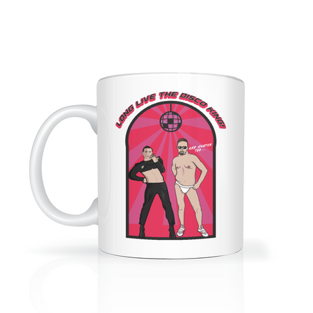 Long Live The Disco King (And Hunter Too...) Pink Mug
