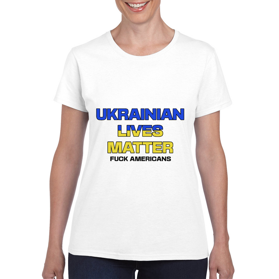 Ukrainian Lives Matter Ladies Tee