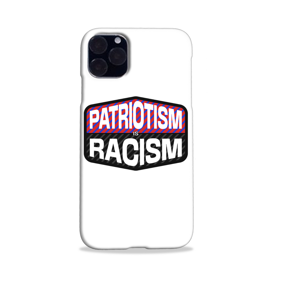 Patriotism Is Racism Slim Phone Case