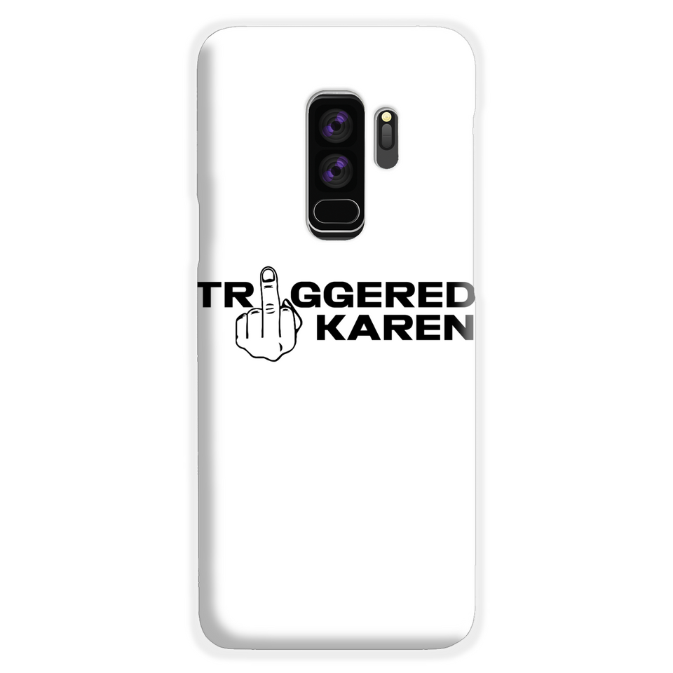 Triggered Karen Black Print Slim Phone Case