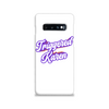 Triggered Karen Purple Print Slim Phone Case
