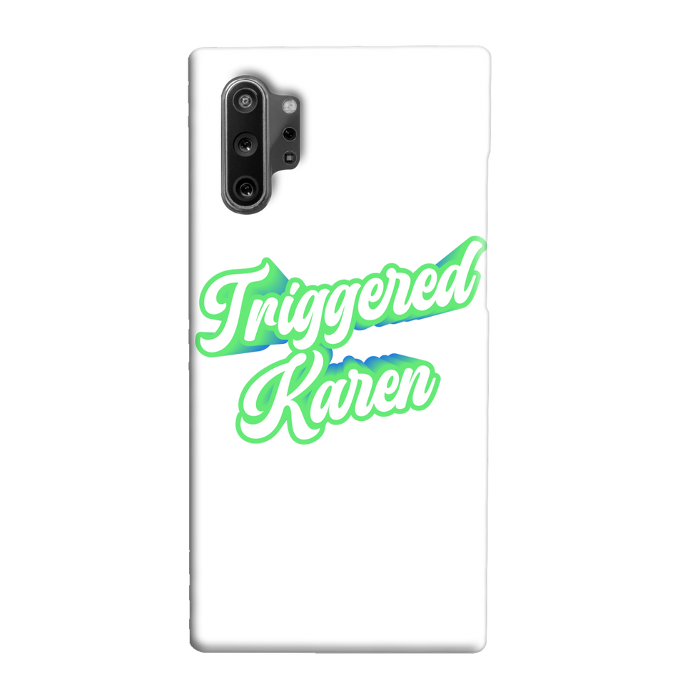 Triggered Karen Green Print Slim Phone Case